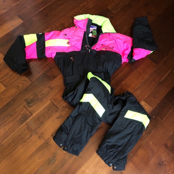 Vintage Jackets Coats Vintage Snow Ski Snowboarding One Piece Suit Poshmark